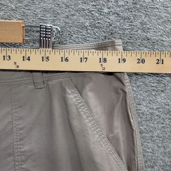 Tommy Bahama Pants Women's 16 Gray Snappy Poplin Crop Relax Fit NWT (MSRP $88) - Picture 7 of 11